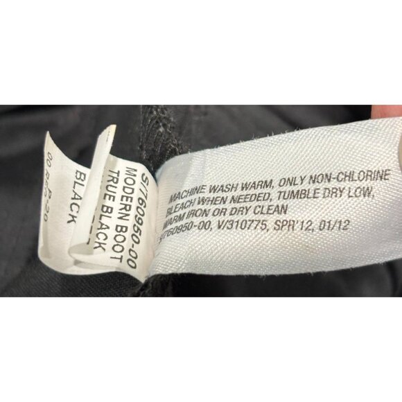 Gap Modern Boot Stretch Pants Black Size 00R Polyester Viscose - Picture 5 of 10